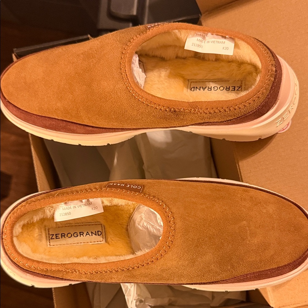 Women Tan Suede Shoes SLIPPER/ SNEAKERS